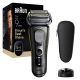 4. Braun Series 9 Pro+ 9615S Folienrasierer/Trimmer, Schwarz/Grau