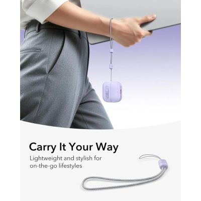 5. Hülle ESR Pulse HaloLock MagSafe für Apple AirPods 4 / 5 - violett
