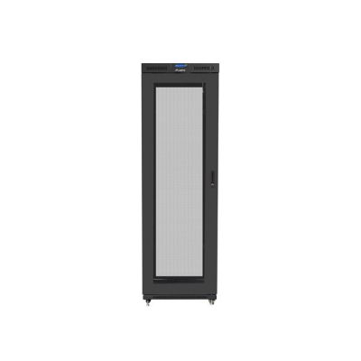 4. LANBERG Standregal 19" 47U 800x1000 mm perforierte Türen schwarz FF01-8047-23BL