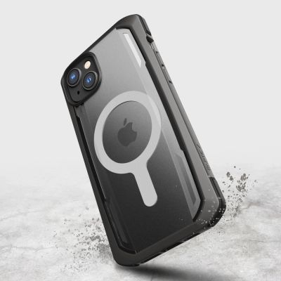 9. Raptic X-Doria Secure Case für iPhone 14 Plus mit gepanzerter MagSafe-Hülle schwarz