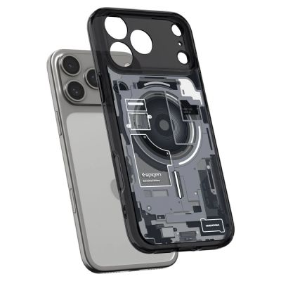 4. Spigen Ultra Hybrid MagSafe Zero One Hülle für iPhone 18 Pro Max / 17 Pro Max – Schwarz