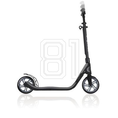 15. Globber ONE NL 205 City-Scooter / Schwarz-Anthrazit 477-100