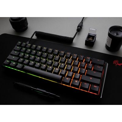 10. Ducky One 3 Classic Mini-Tastatur Gaming USB US Englisch Schwarz, Weiß