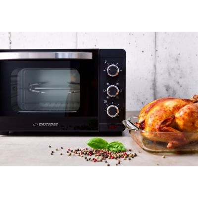 5. ESPERANZA Mini-Backofen mit Umluft und Bratfunktion Napoli 1600W 25L EKO006N
