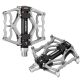 Rockbros JT201012LS 2010-12L Aluminium-Plattformpedale für Fahrräder – Silber