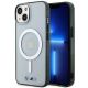 BMW BMHMP14SHCRS iPhone 14 6.1" Hülle transparent Hardcase Silver Ring MagSafe