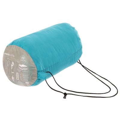 15. Reiseschlafsack 210 x 80/50 cm, blau-grau, Enero Camp