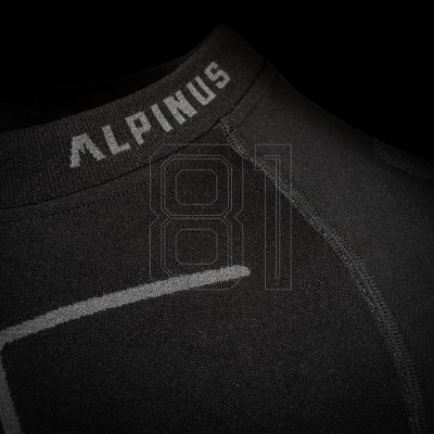 8. Alpinus Tactical Base Layer Thermoaktives Shirt Schwarz und Grau M GT43219