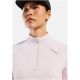 3. Damen-Sweatshirt mit Stehkragen Odlo ZEROWEIGHT WARM Mid Layer 1/2 Zip, rosa