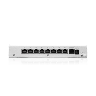 8. Zyxel USGFLEX100H Firewall mit 8 WAN/LAN-SPI-Schnittstellen: max. 4000 Mbit/s, IPsec-VPN: 50 Mbit/s