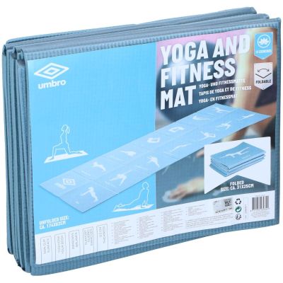 11. Faltbare Yogamatte 1730x610x5mm Blau Umbro