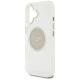 6. Guess IML Metal Colored Circle Classic Logo MagSafe Hülle für iPhone 16 - Grau