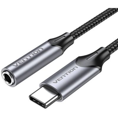 Vention USB-C auf 3,5-mm-Kopfhöreranschluss-Audioadapter mit DAC, Aluminiumlegierung, 1 m