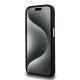 5. Karl Lagerfeld Silikon Metall Script Logo iPhone 15 Pro Max Hülle - Schwarz