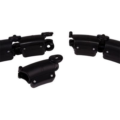 15. Hula-Hoop-Reifen mit Massagefunktion und Gewichten, Schwarz, Energo Fit