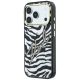 2. Karl Lagerfeld IML Signature Zebra Glitter MagSafe Hülle für iPhone 17 Pro / 18 Pro - Gold
