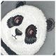 6. Nimmy Big Eyed Pet 2.0 Panda Handytasche - Schwarz