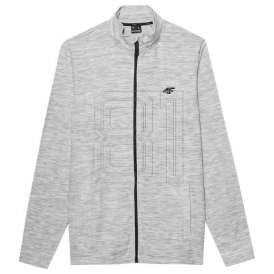 2. Sweatshirt 4F M 4FSS23TFLEM052 cooles hellgrau meliert
