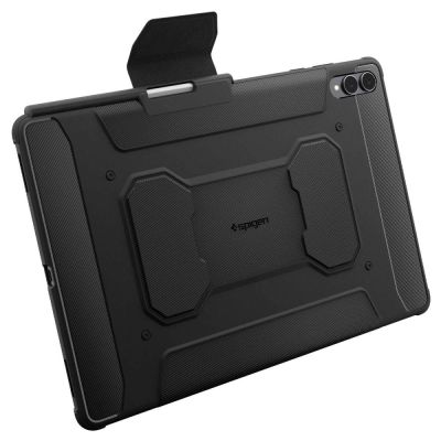 12. Spigen Rugged Armor "Pro" Hülle für Samsung Galaxy Tab S11 Ultra 14.6 - Schwarz
