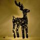 4. Rentier-Dekoration 60 cm 60 LEDs Schwarz