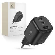 Tech-Protect NCA100W-GaN PD 3.2 100W / QC3.0 Wandladegerät – Schwarz