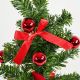 4. Dekorativer Weihnachtsbaum 60 cm mit 25 LEDs und Timer – Weihnachtsmann