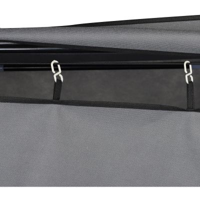 14. Textilschrank 168x45x172cm Dunkelgrau 45238