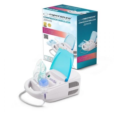 2. Esperanza ZEPHYR ECN002 Kompressorinhalator (weiß, blau)