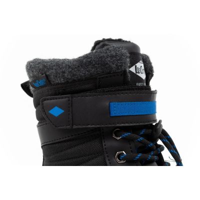 9. Lee Cooper Kinder-Winterstiefel, Schneestiefel, schwarz, warm gefüttert, mit Klettverschluss