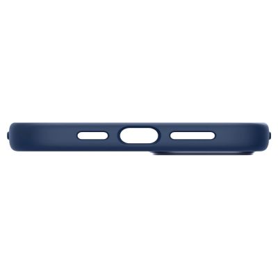7. Spigen Silicone Fit Mag Hülle mit MagSafe für iPhone 14 Plus – blau