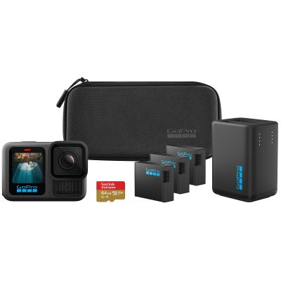 2. GoPro HERO13 Extended Power Bundle Sportkamera 27,6 MP 5,3K Ultra HD CMOS 25,4/1,9 mm (1/1,9") Wi-Fi 157 g