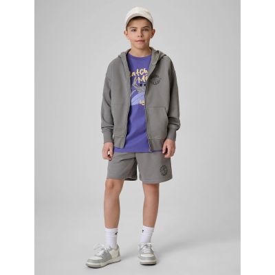 6. Locker geschnittener Kapuzenpullover für Jungen, Größe 4F 4FJRSS26TSWSM2934-25S