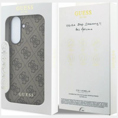 8. Guess 4G Charm Hülle für Samsung Galaxy A57 5G – Braun