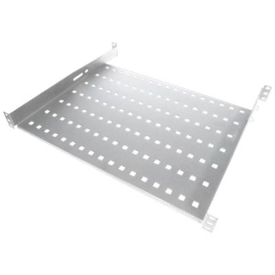 2. Alantec SA-P-19-1U-550-4-S Feste Ablage 19" 1U Tiefe 550 mm grau