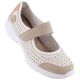 Bequeme Rieker W RKR575A Lochmusterschuhe, beige