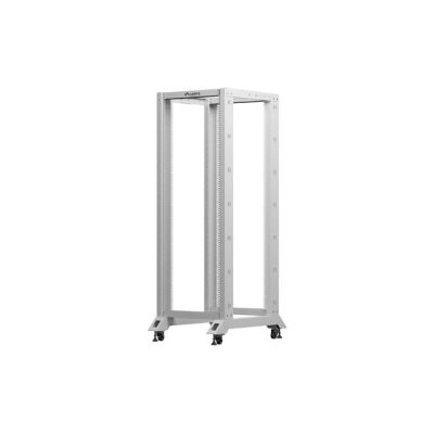 2. LANBERG 19-Zoll 32U 600x800 graues offenes Rack