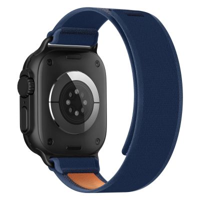 3. Tech-Protect Nylon Elite Armband für Apple Watch 44 / 45 / 46 / 49 mm - Marineblau