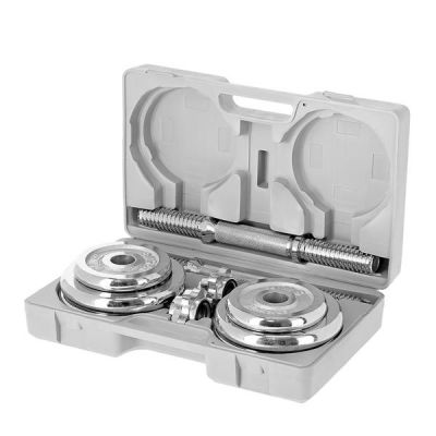 27. Hanteln im Koffer CHROME HMS 2x10kg STC20
