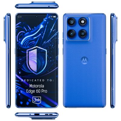 5. 3mk Clear Case für Motorola Edge 60 Pro - transparent