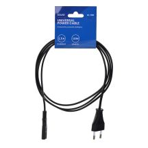 SAVIO CL-100 Kabel (2-Pin F - Euro M; 1,8 m; schwarz)