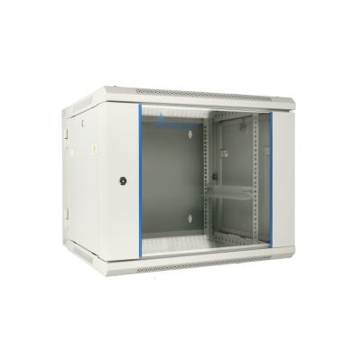 10. Extralink Rack-Schrank 9U 600x600 AZH Grau Wandmontage, zweiteilig