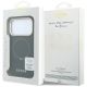 8. Guess Ring Stand 360 Grained Classic Logo MagSafe Hülle für iPhone 18 Pro Max / 17 Pro Max - Schwarz