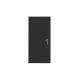 3. LANBERG Wandregalschrank 10" 12U 280x310 Schwarz, Metalltüren (Bausatz) WF10-2312-00B