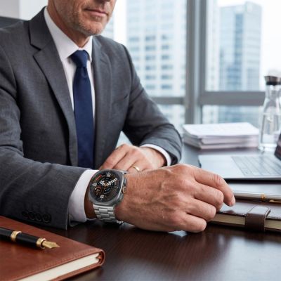 3. Tech-Protect Edelstahlarmband für Samsung Galaxy Watch Ultra 47 mm – Silber