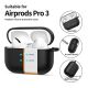 4. Tech-Protect Silikon-Schutzhülle mit Haken für AirPods Pro 3 – Schwarz