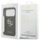 8. Guess Grained Big 4G & Classic Logo Hülle für iPhone 17 Pro - Schwarz