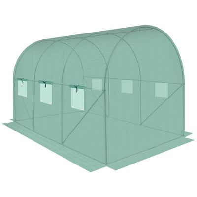 49. Gewächshaus-Gartentunnel 200 x 300 x 200 cm, PE-Grünstahlkonstruktion