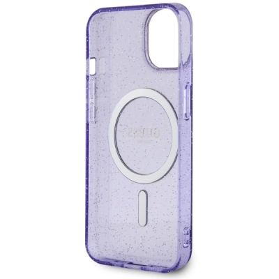 7. Guess GUHMP14MHCMCGU iPhone 14 Plus 6,7" lila/lila Hardcase Glitter Gold MagSafe