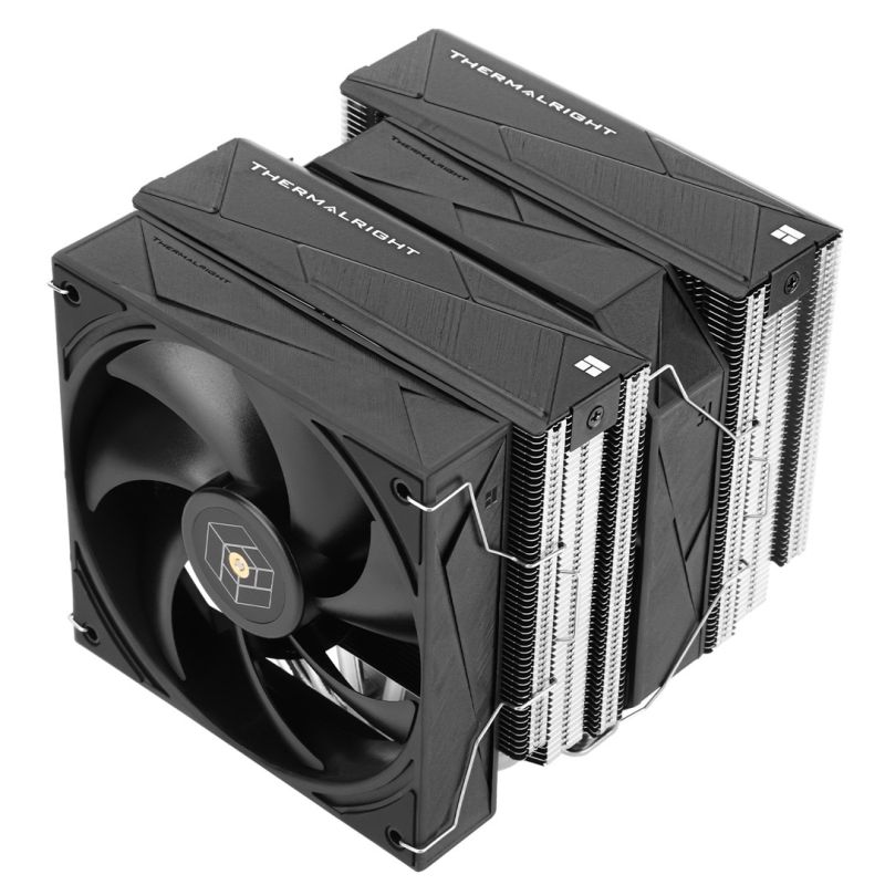 6. Thermalright Royal Praetor 130 Prozessorkühler 13 cm Schwarz, Silber