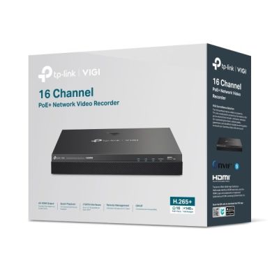 4. 16-Kanal POE+/VIGI NVR2016H-16MP TP-LINK Netzwerk-Videorekorder